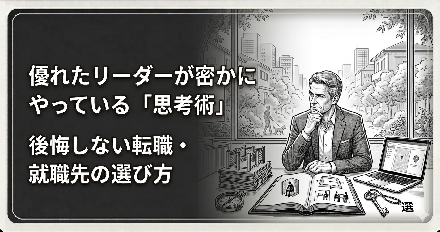 優れたリーダーが密かにやっている「思考術」